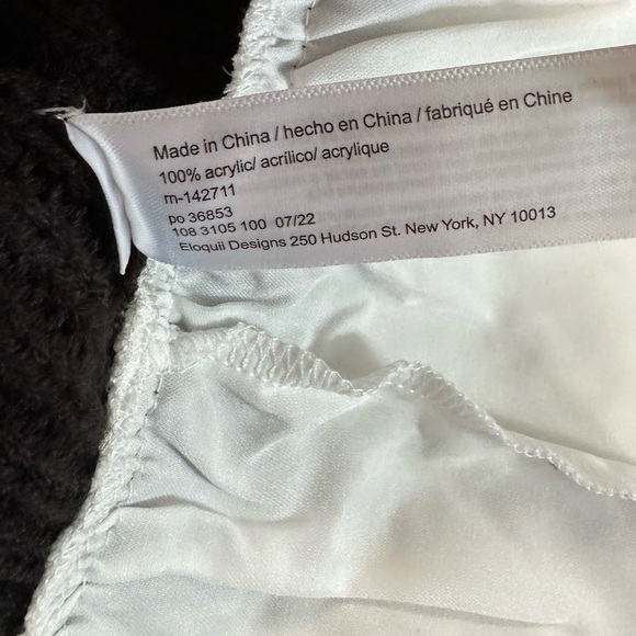 Eloquii Black White Twofer Skirted Sweater Size 18/20 - Picture 15 of 17